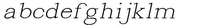 News Heritages Extra Light Slanted Expanded FONT
