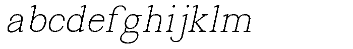 News Heritages Extra Light Slanted FONT