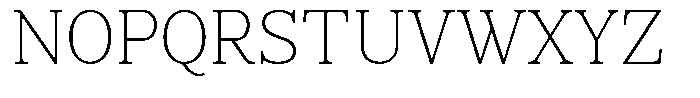 News Heritages Extra Light Font UPPERCASE
