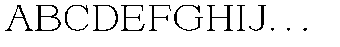 News Heritages Light Expanded Font UPPERCASE