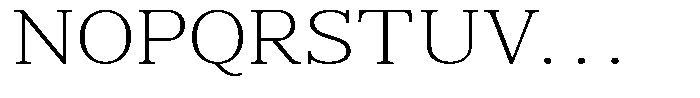 News Heritages Light Expanded Font UPPERCASE
