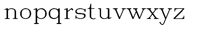 News Heritages Light Expanded Font LOWERCASE