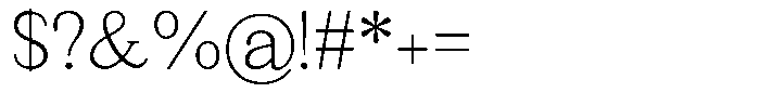 News Heritages Light Font OTHER CHARS