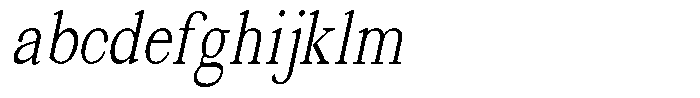 News Heritages Medium Slanted Condensed FONT
