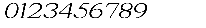 News Heritages Medium Slanted Expanded Font OTHER CHARS