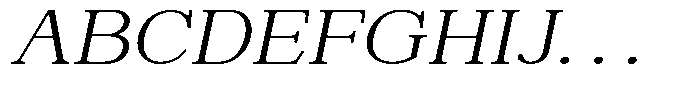 News Heritages Medium Slanted Expanded Font UPPERCASE