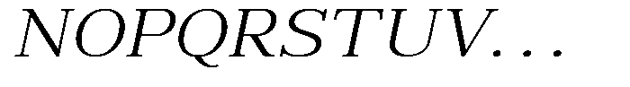 News Heritages Medium Slanted Expanded Font UPPERCASE