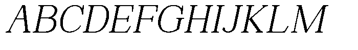 News Heritages Medium Slanted Font UPPERCASE