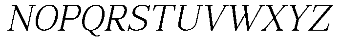 News Heritages Medium Slanted Font UPPERCASE