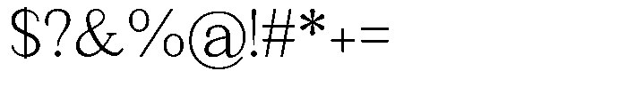 News Heritages Regular Font OTHER CHARS