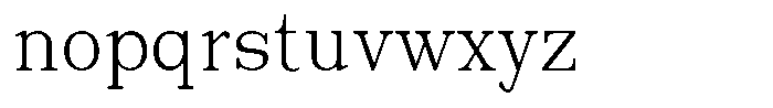 News Heritages Regular Font LOWERCASE