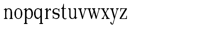 News Heritages Semi Bold Condensed Font LOWERCASE