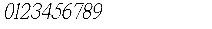 News Heritages Slanted Condensed Font OTHER CHARS