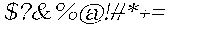 News Heritages Slanted Expanded Font OTHER CHARS