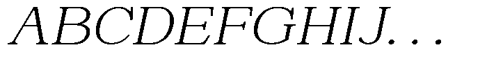 News Heritages Slanted Expanded Font UPPERCASE