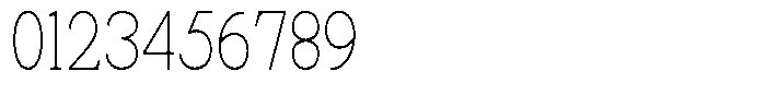 News Heritages Thin Condensed Font OTHER CHARS