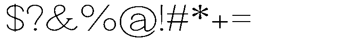 News Heritages Thin Expanded Font OTHER CHARS