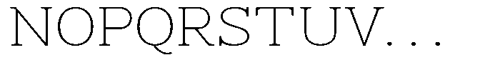News Heritages Thin Expanded Font UPPERCASE