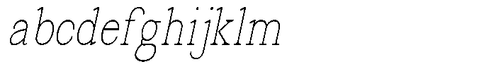 News Heritages Thin Slanted Condensed FONT