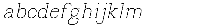 News Heritages Thin Slanted FONT