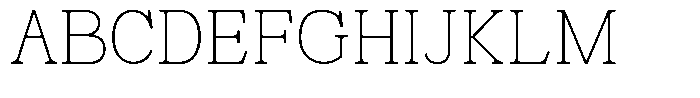 News Heritages Thin Font UPPERCASE