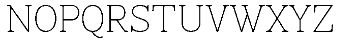 News Heritages Thin Font UPPERCASE