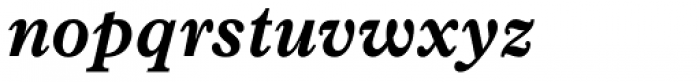 News Plantin Std Bold Italic Font LOWERCASE