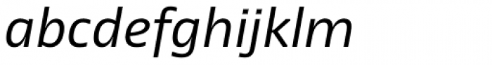 NewsSans Wide Regular Italic Font LOWERCASE
