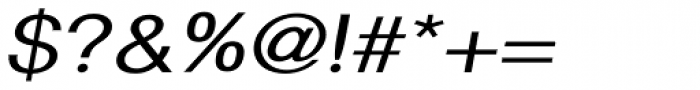 Newsanse DemiBold Italic Font OTHER CHARS