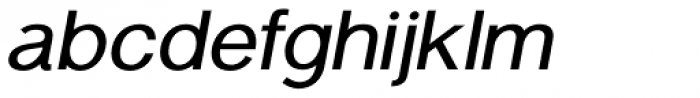 Newsanse DemiBold Italic Font LOWERCASE