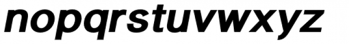 Newsanse ExtraBold Italic Font LOWERCASE