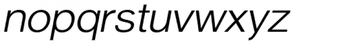 Newsanse Italic Font LOWERCASE