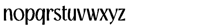 Newsliner Font LOWERCASE