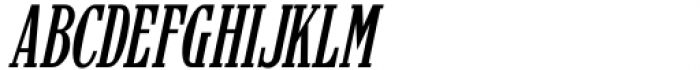 Newspaper Publisher JNL Oblique Font LOWERCASE