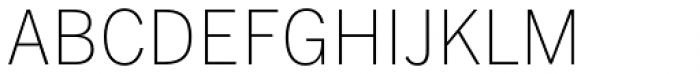 Newspoint Thin Font UPPERCASE
