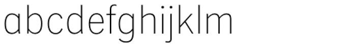 Newspoint Thin Font LOWERCASE