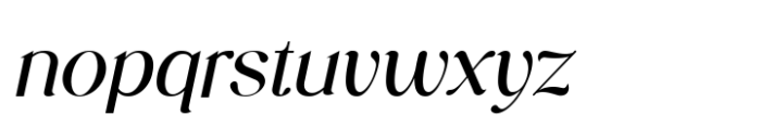 Newsweekly Italic Font LOWERCASE