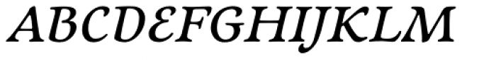 Newt Serif Demi Italic Font UPPERCASE