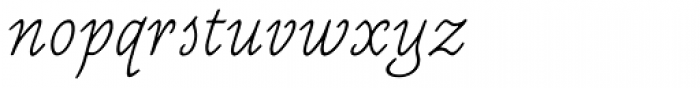 Newt Serif Light Italic Font LOWERCASE