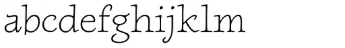 Newt Serif Light Font LOWERCASE