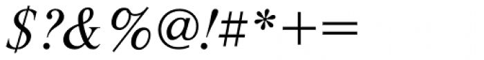 Newton Italic Font OTHER CHARS