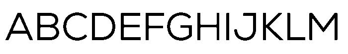 Nexa Pro Book Font UPPERCASE
