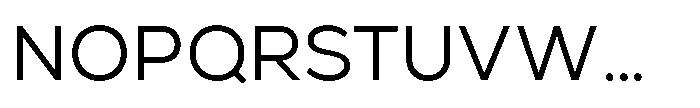 Nexa Pro Book Font UPPERCASE