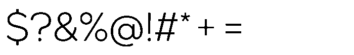 Nexa Pro Light Font OTHER CHARS