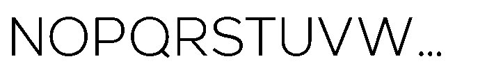 Nexa Pro Light Font UPPERCASE