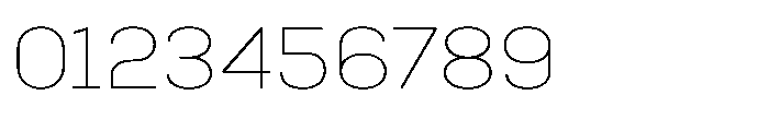 Nexa Pro Thin Font OTHER CHARS