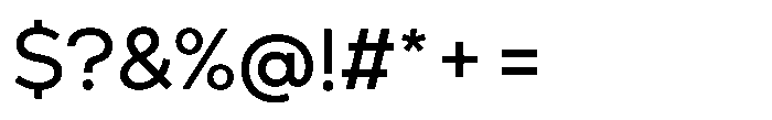 Nexa Pro Variable Regular Font OTHER CHARS