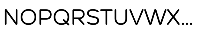 Nexa Round Book Font UPPERCASE