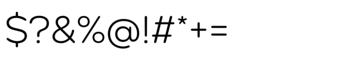 Nexa Round Light Font OTHER CHARS