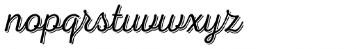 Nexa Rust Script T Shadow 1 Font LOWERCASE